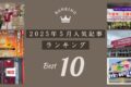 久留米ファン 2025年5月 173万アクセス！月間人気記事ランキング