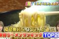 久留米の名店を放送！「福岡県民5000人が選ぶ！豚骨ラーメンランキングTOP20」まじもん！