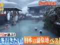 『旅のプロが選ぶ！冬に行きたい日本の温泉地ランキングベスト15』Qさま!!
